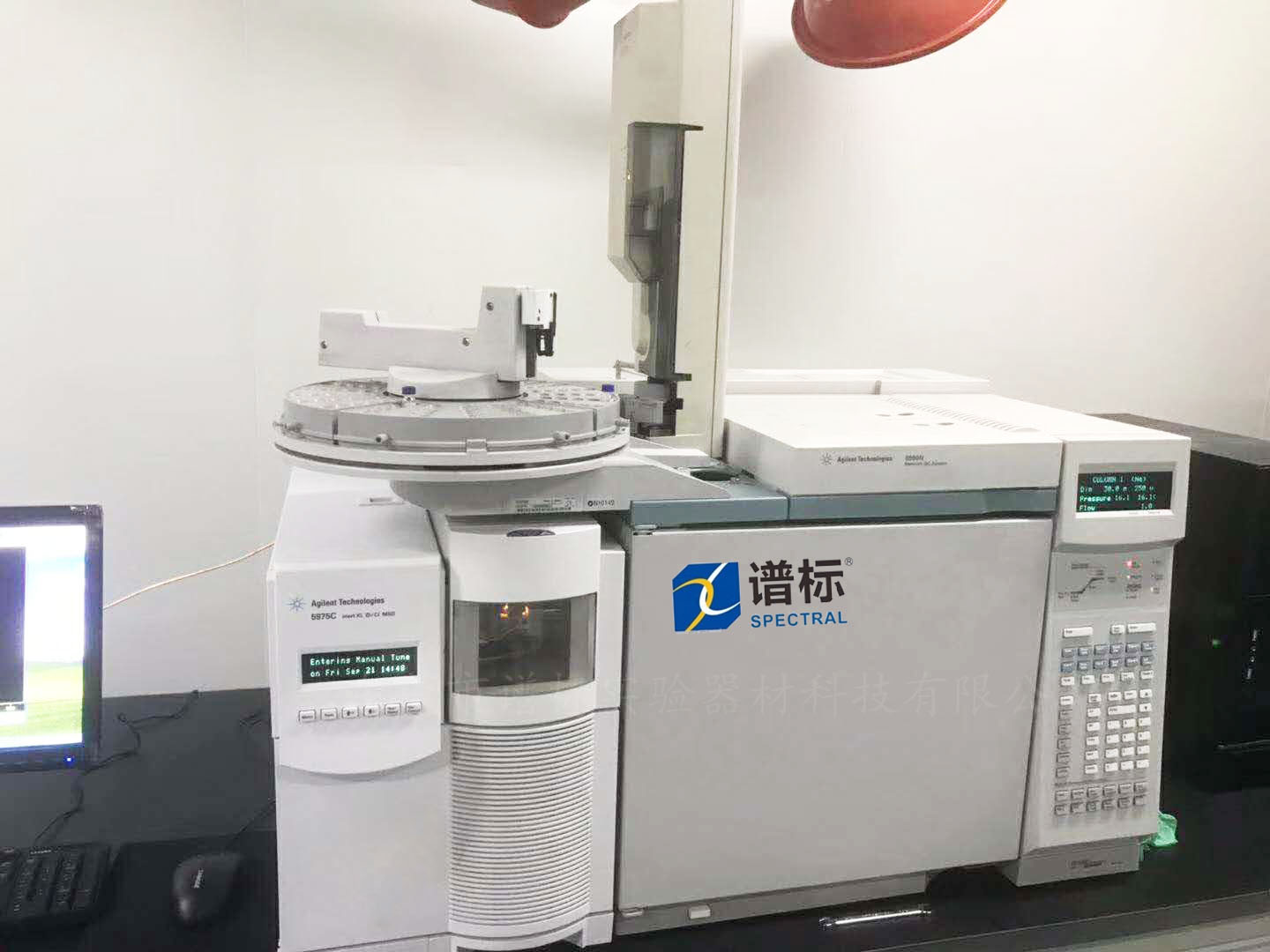 湖北某大型檢測集團購買我司兩臺安捷倫 GCMS 6890N-5975C