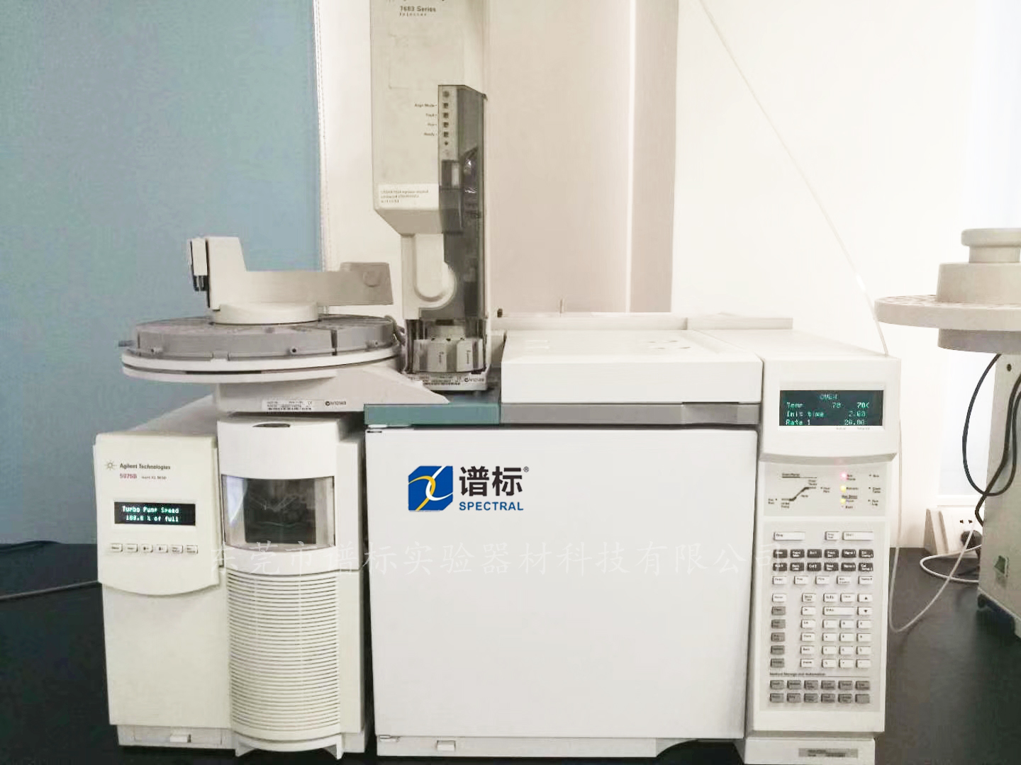東莞某大型檢測公司購買二手安捷倫GCMS 6890N-5975B