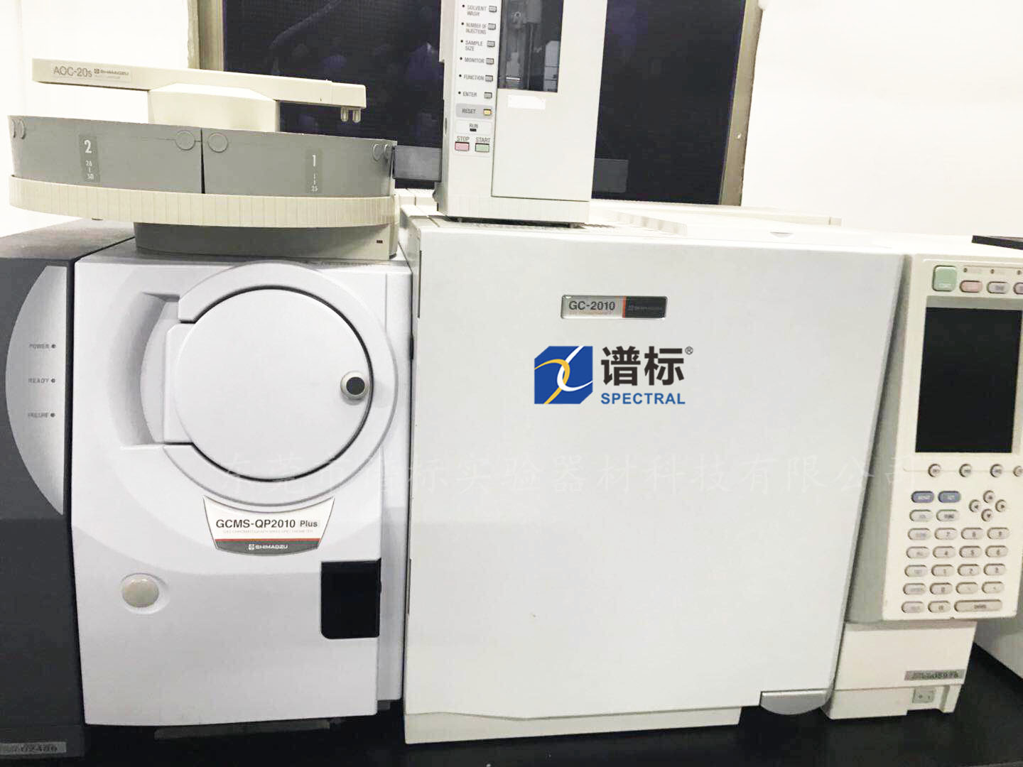 深圳某大型第三方檢測購買二手氣質(zhì)聯(lián)用儀島津GCMS型號(hào)QP2010plus