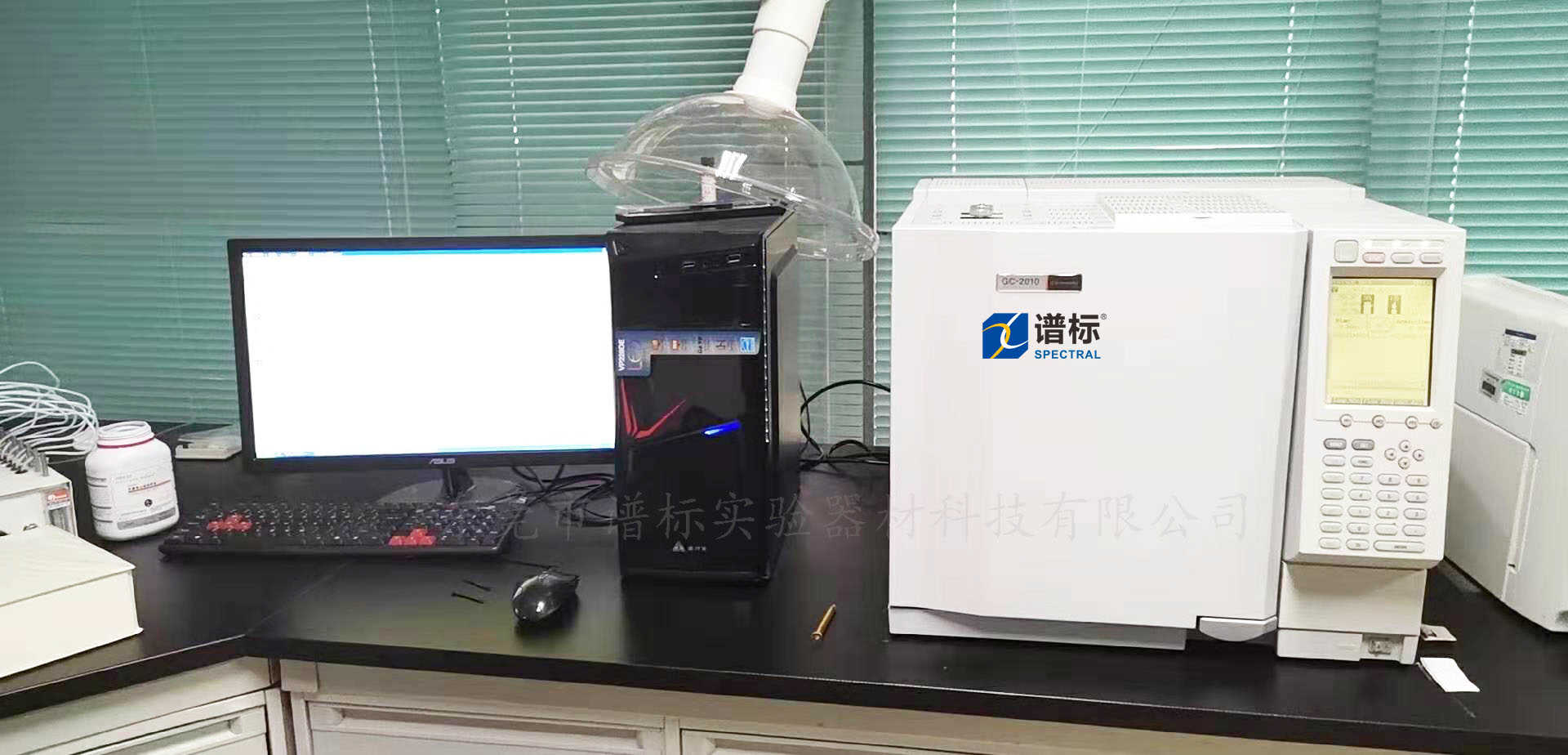 佛山某大型檢測公司購買我司二手氣相色譜GC-2010（雙進樣口 分流/不分流，雙FID）