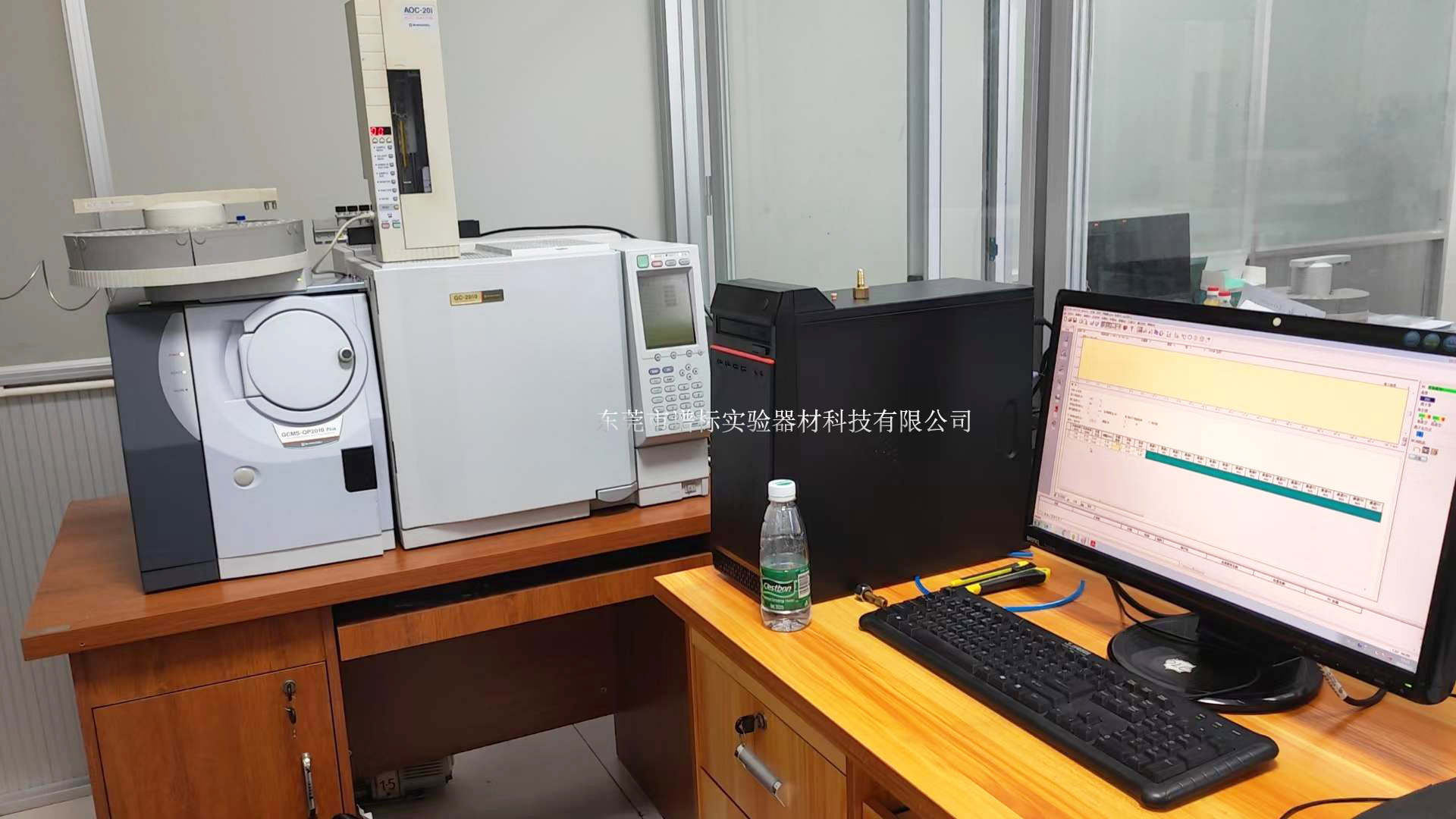 安捷倫氣質(zhì)聯(lián)用儀GCMS，QP2010PLUS+塔盤及其他前處理設(shè)備在廣州安裝調(diào)試完畢